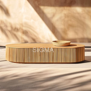 2024 Sigma nouveau design excellente qualité teck extérieur <span class=keywords><strong>jardin</strong></span> en bois chaise longue simple pour patio - Product Image 5