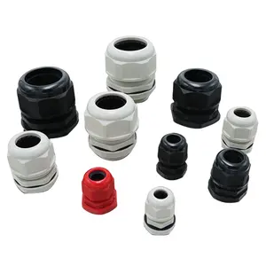 IP68 PG7 PG11 PG21 m20 m22 mg25 bucins tamanho Nylon plástico Impermeável Cable gland