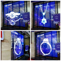 Pantalla LED Transparente y Flexible para Publicidad con Adhesivo