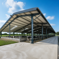 Estructura de Acero Galvanizado en Caliente, Resistente, para Gallinero, Nave Avícola Prefabricada, Edificio Automatizado para Granjas de Pollos de Engorde y Ponedoras