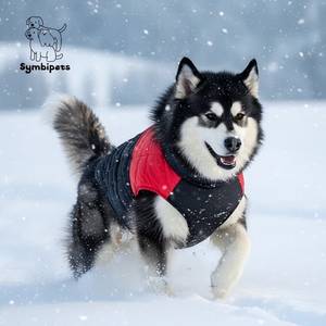 Winterjas voor honden, polyester/katoen, waterdicht, maat <span class=keywords><strong>XXL</strong></span>, kleding voor grote honden, kleding voor middelgrote en grote honden - Product Image 2