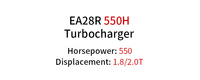 EA28R550H+ 550WHP K04 0064 Turbocompresseur à roulements à billes, mise à niveau, roue de compresseur en aluminium, EA888 Gen1/2 EA113 2.0T, montage direct