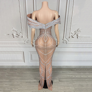 Novance Y5046, новое модное платье для выпускного вечера со стразами, 2025 Роскошные платья, женская элегантная одежда для девочек, платье для вечеринки на день рождения - Product Image 3