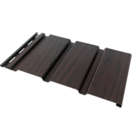 Embalado en cartón PVC Soffit Board 12 paneles por caja Soffit Paneles de techo