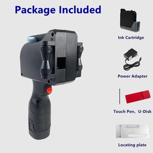 <span class=keywords><strong>Imprimante</strong></span> jet d'encre portable automatique nouvelle génération alimentée par batterie 600 dpi, encre à séchage rapide, buse de 1 pouce, texte, symbole, date, code QR - Product Image 2