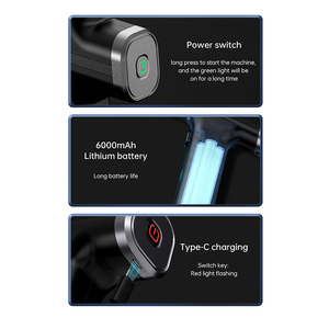 # Stylance # LED haute puissance à 2 vitesses de réglage, vent fort, souffleur de poussière balayé avec câble de charge CE ROSH - Product Image 4