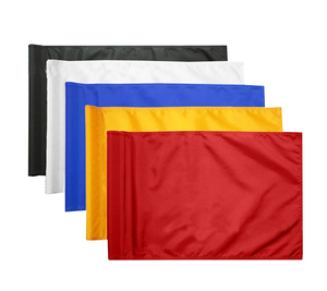 Bandera de <span class=keywords><strong>golf</strong></span> en blanco con inserto de tubo de plástico Banderas de agujero de <span class=keywords><strong>golf</strong></span> de nylon para imprimir logotipo bordado - Product Image 1