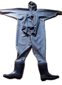 Jas hujan olahraga air, satu potong tebal tahan aus karet tahan air keseluruhan pelindung hujan untuk Olahraga Air - Product Image 3