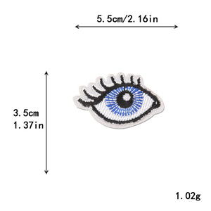 Yiwu Wintop: Toppe Ricamate Termoadesive a Taglio Laser con Occhi di Bambola, Ciglia e Occhio di Allah per Abbigliamento - Vendita Calda - Product Image 3