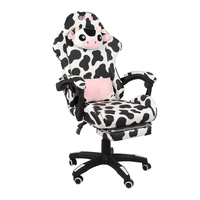 Chaise de jeu professionnelle, bureau, maison, ordinateur, haut de gamme, tissu pivotant, mignon, pour fille