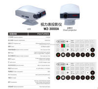 Projecteur de tableau optométrique automatique à LED WZ-3000, vente chaude, meilleure qualité