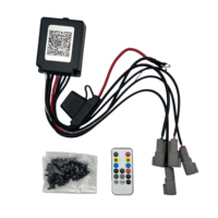 Luces LED Ultra Brillantes de 20 Filas para Ruedas, 55600LM, Alto Rendimiento, Blanco Natural, IP67, Impermeables, para Camiones y SUV