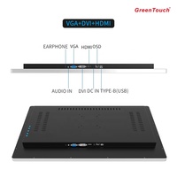 27 pouces sans cadre PCAP HD-MI VGA FHD moniteur à écran tactile multi-touch LCD affichage zéro cadre ordinateur auto-contrôle usine