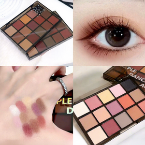 Nueva Paleta de Sombras de Ojos Mineral de 15 Colores Maple Dance Dynamic, Tonos Tierra, Brillante, Mate, Satinado, Glitter, Gran Formato, Estilo Europeo - Product Image 5