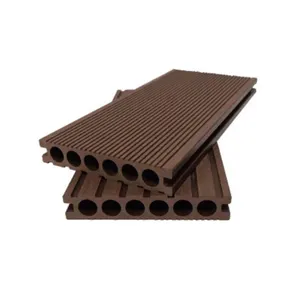 Giantsmade Hot Popular Top Quality Maintenance Creux Wpc Deck Extérieur Co-extrusion Wpc Floor Composite Wpc Wood Flooring