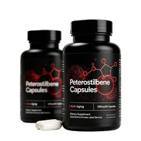 Capsules de Pterostilbène : Supplément Antioxydant Haute Pureté, Booster de Resvératrol et de NAD – Vente en Gros, OEM, Marque Privée