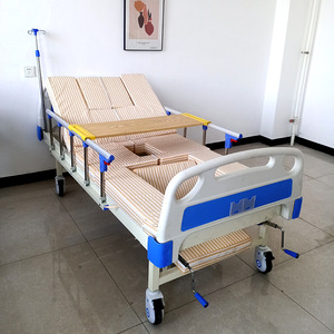 Cama de enfermería manual Wan Renkangyun de acero inoxidable ajustable para ancianos y pacientes, para uso en el hogar. - Product Image 2