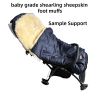 Sac de couchage en peau de mouton australienne pour poussette, doux pour la peau, en peau de mouton véritable, vente en gros, échantillon disponible