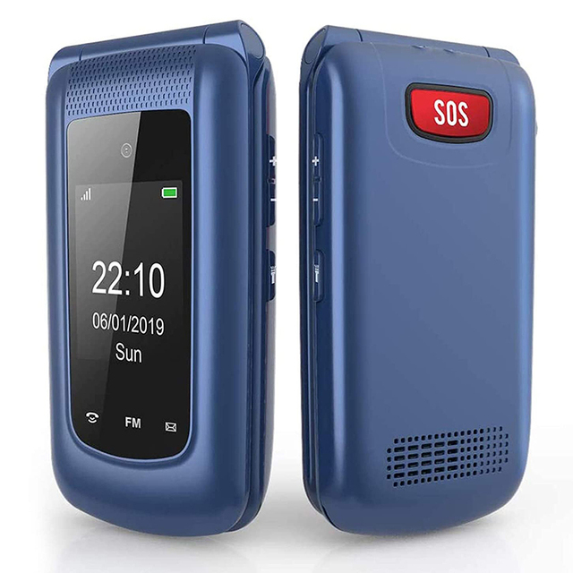 380D 4G Senior Cell Phone Big Button Flip Phone for Seniors Unlocked Flip Phone High Volume with Charging Cradle