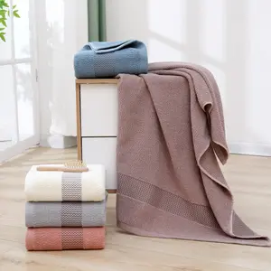 उच्च गुणवत्ता नवीनतम डिजाइन 100% कपास स्नान तौलिए थोक अनुकूलित रंग आकार शैली ODM