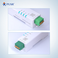 Módem Inalámbrico USR-DR152 para Riel DIN, DTU Serial RS485 4G LTE con Protocolo MQTT Cat 1