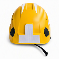 Casque de sécurité de chantier en ABS avec bandes réfléchissantes pour la protection de la tête