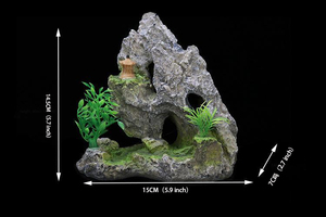 Blauwe Drakensteen Hars <span class=keywords><strong>Aquarium</strong></span> Landschap Simulatie Milieuvriendelijke Kleine Rotstuin Handwerk Decoratie Gesimuleerde Rotstuin - Product Image 5