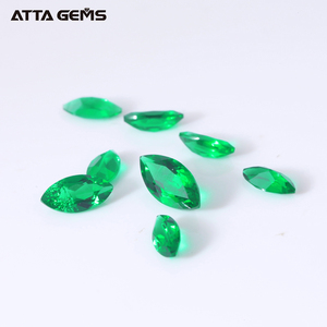 10*5มิลลิเมตร1กะรัต Hydrothermal แซมเบียสร้างมาร์คีสตัดราคาหินมรกต - Product Image 6