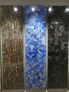 Saydam polikrom yarı değerli taş doğal akik levha - Product Image 3