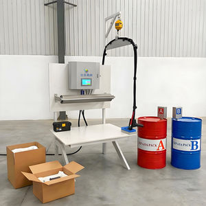 Nouvelle machine d'emballage à <span class=keywords><strong>mousse</strong></span> expansive liquide PU contrôlée par PLC de haute qualité, système de pompe à moteur portable, flexible, antichoc, facile à utiliser - Product Image 1