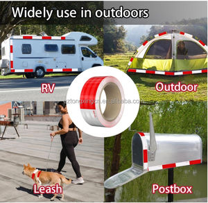 5cm * 45.7cm o su misura larghezza di qualità dell'anca auto adesivo riflettente DOT-C2 Retro nastro riflettente Cinta riflessiva per camion - Product Image 3