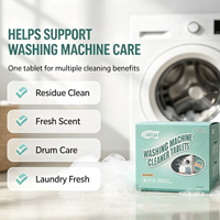 Agent de décontamination et détartrant à triple action professionnel à haute mousse pour les tablettes de lave-linge automatiques