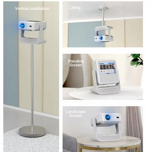 โปรเจคเตอร์พกพาแบบจอสัมผัสคู่ ขนาด 8 นิ้ว พร้อม Wifi ไฟ LED โฟกัสอัตโนมัติ ความละเอียด 4k สำหรับใช้ในบ้าน - Product Image 5