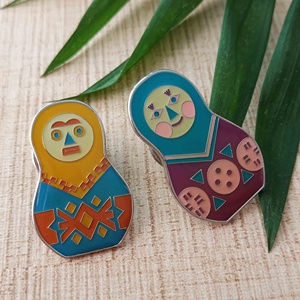 Drôle 3D vision amour de vacances boutonnier épinglette - Product Image 1