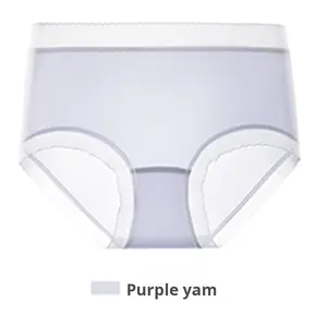 Braguitas de bikini ultrafinas 7A de seda helada, talla grande, sin costuras, transpirables, con control de abdomen <span class=keywords><strong>para</strong></span> mujer - Product Image 6