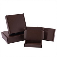 Caja de Regalo Corrugada Ecológica Resistente de Color Marrón con Impresión Multicolor, Forma Personalizable, Papel Kraft y Cartón