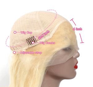 613 <span class=keywords><strong>bionda</strong></span> Hd Pieno Parrucche Del Merletto Prima Vergine Dei Capelli Umani <span class=keywords><strong>Parrucca</strong></span> Anteriore Del Merletto Per Le Donne Nere Peruviana 360 Chiusura Del Merletto frontale <span class=keywords><strong>Parrucca</strong></span> - Product Image 4