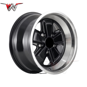 Rines de Aleación Negros Escalonados 5X130 de 17 Pulgadas 7J 8J para <span class=keywords><strong>Porsche</strong></span> 964 911 Carrera <span class=keywords><strong>924</strong></span> 930 Turbo 944 968 Cayenne - Product Image 4