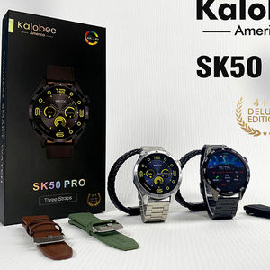 Smartwatch di Alta Qualità Watch 4 SK50 Pro 3 Cinturini NFC Bussola 1.52\" Chiamate BT Cardiofrequenzimetro Fitness Tracker Orologio Sportivo Intelligente da Uomo 2025 - Product Image 3