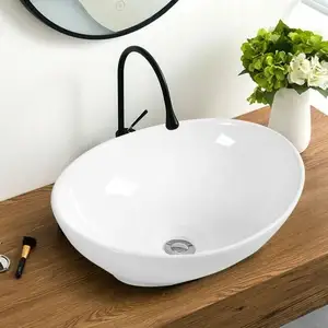 American Standard Sanitary Ware Customized Ceramic Art Hand Wash Basin Luxury Porcelain Ceramic Round Basin Bathroom Sink