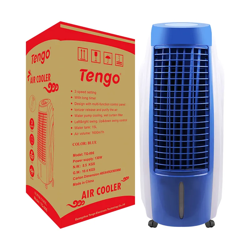 Tengo TG-006 yeni tasarım sıcak satış fabrika fiyat nem kontrolü taşınabilir su odası ev evaporatif HAVA SOĞUTUCU