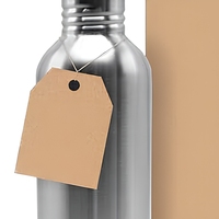 Botol Air Olahraga Stainless Steel Tanpa Isolasi Bamboo 501-600ml Bebas BPA Buatan Cina