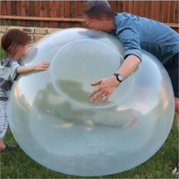 Ballon à bulles rempli d'eau de 45 cm, jouet promotionnel, ballon de plage gonflable amusant, ballon en gelée pour fête en plein air ou en intérieur