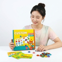 Jeu de société éducatif personnalisable, durable et écologique, avec boîte cadeau OEM/ODM portable, idéal pour les enfants