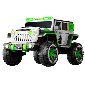 Grande <span class=keywords><strong>voiture</strong></span> <span class=keywords><strong>électrique</strong></span> pour enfants avec ceinture <span class=keywords><strong>de</strong></span> sécurité 5 points, télécommande, monster truck pour enfants - Product Image 1