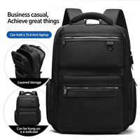 Sac à dos de voyage professionnel et décontracté avec compartiment suspendu pour ordinateur portable 15,6 pouces et rangement superposé – Direct Usine