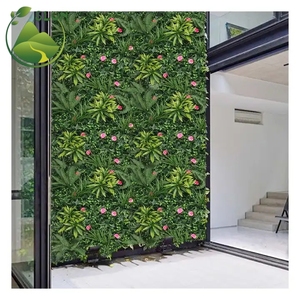 Plantas Artificiales Decoracion felce appesa a parete esterna appesa foglie verdi appese piante artificiali finta pianta - Product Image 5