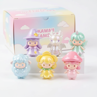 Coffret Mystère Fantaisie 6 Pièces : Figurines Miniatures Originales de Créateur – Licorne, Fée, Sorcière, Dragon – Boîte Cadeau