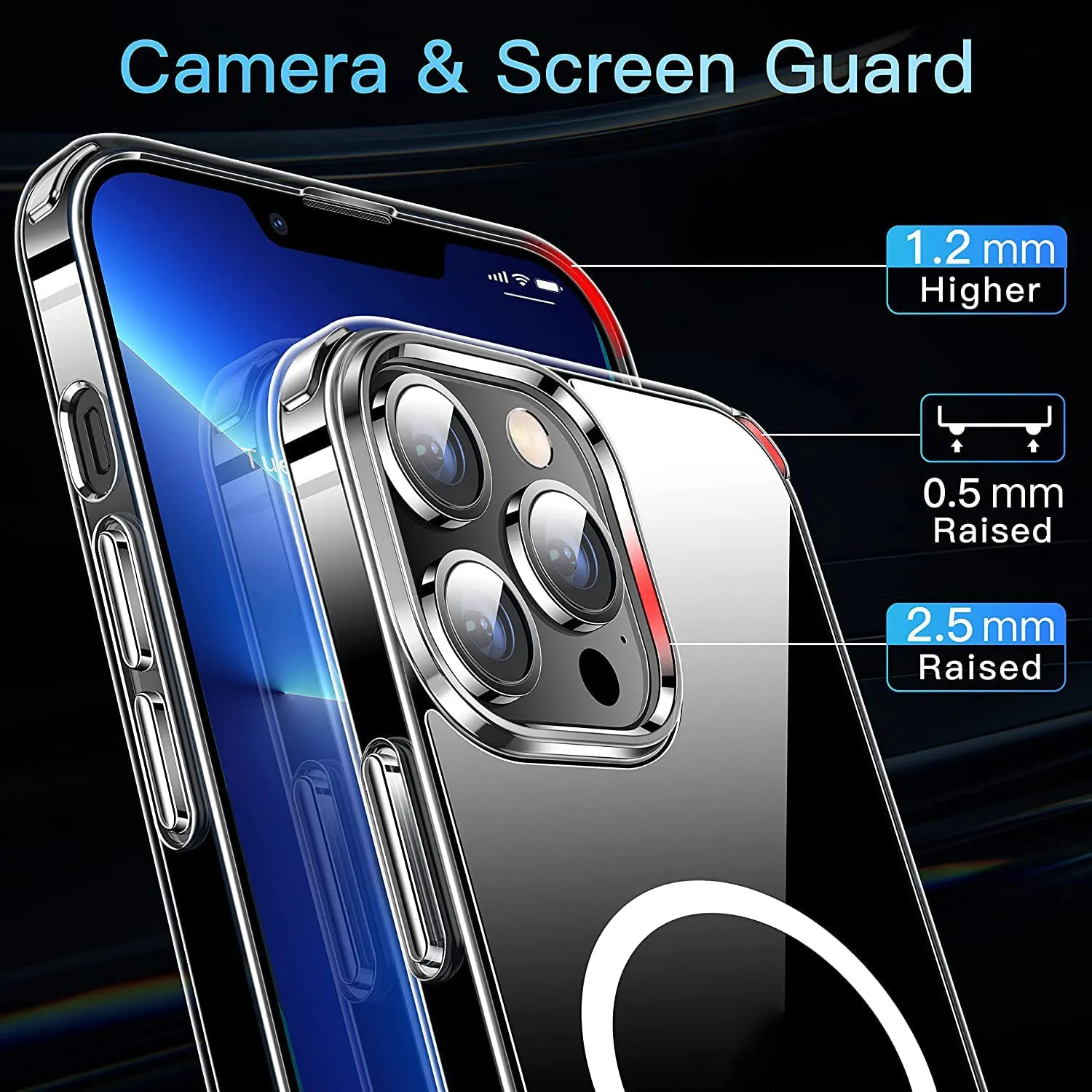 Original Quality Magnetic Magsafes Wireless Charging Transparent Clear Shockproof Phone Case For IPhone 14 Pro Max