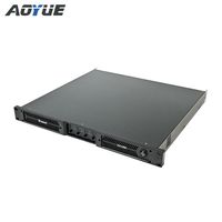 K4-1400 1U 1400W D sınıfı 4 kanallı dijital ses güç amplifikatörü